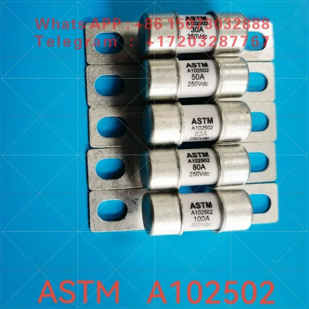 ASTM A102502 New Energy High Voltage Fuse 30A‑100A 200V 250V
