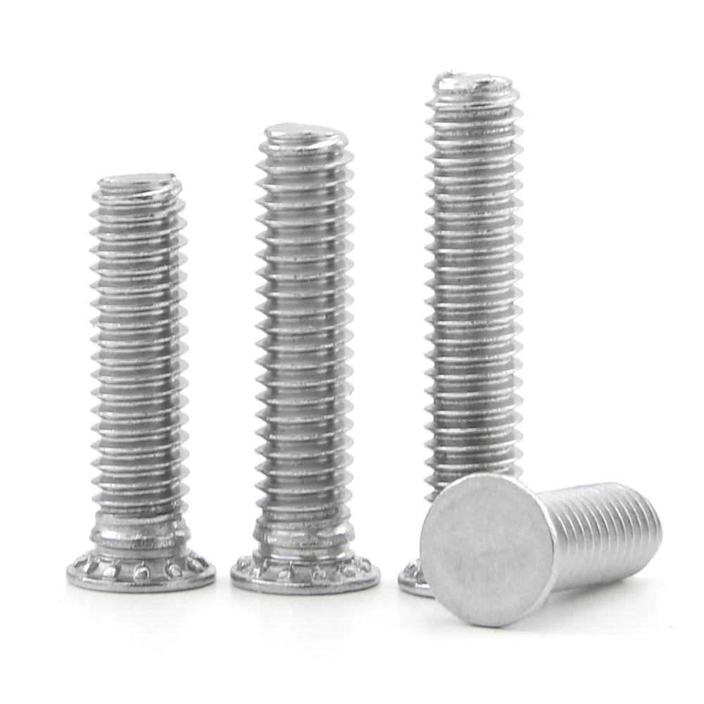 Self Clinching Screw Studs 304 Stainless Steel  Pressure Rivet Screw M3 M4 M5 M6 M8 Flush Head Stud FHS Length 6-40mm