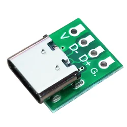 1/5/10Pcs USB 3.1 Type C Connector 16 Pin Test PCB Board Adapter 16P Connector Socket For Data Line Wire Cable Transfer