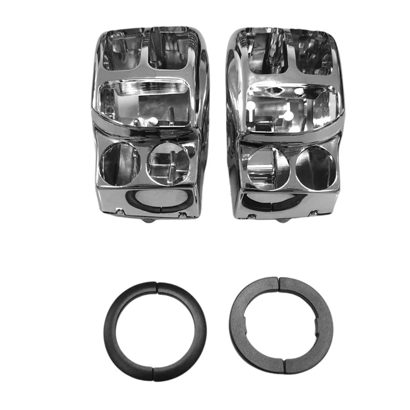 A11M-Road Glide Special FLTRXS For Touring And Trike Models 2014-2023 Chrome Handlebar Control Switch Button Housings Cover