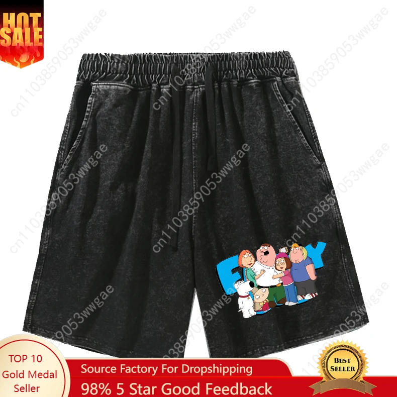 

Family Guy Shorts Mens Womans Teenagers Retro Short Pants Vintage Cotton High Quality Elastic Soft Beach Shorts Customized Pant