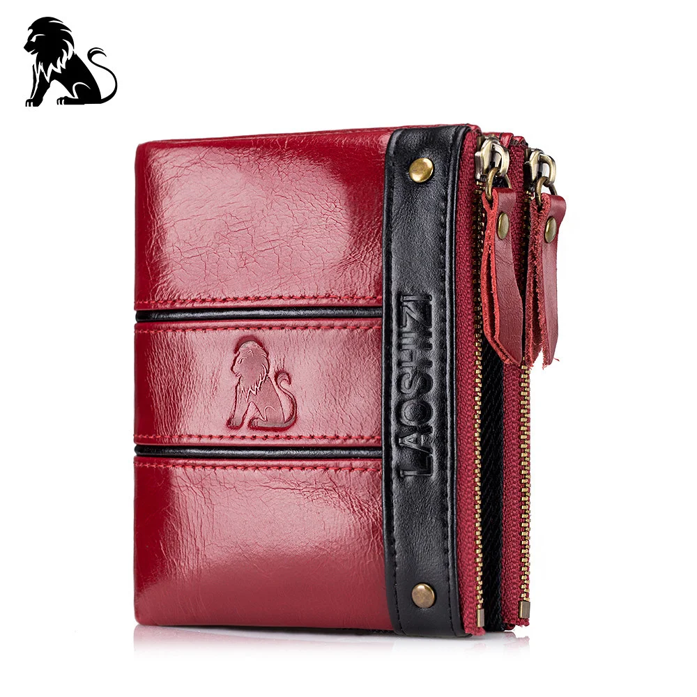 LAOSHIZI 미니백 women wallet küçük kız porno film capas para passaporte man Mainland China Genuine Leather Polyester Wallet