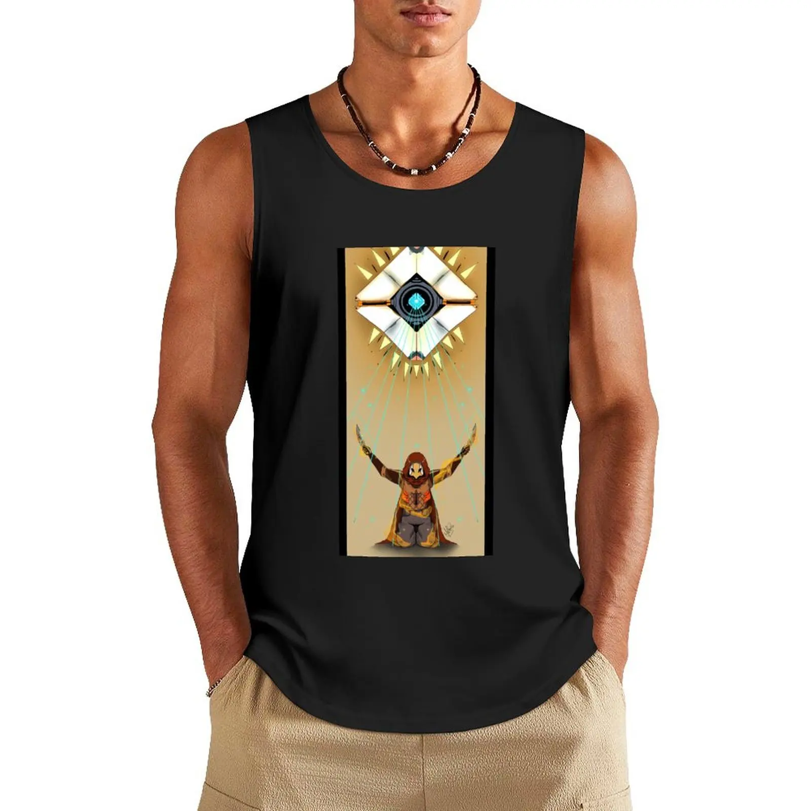 The Sun Destiny Tarot Tank Top sleeveless sleeveless jackets gym top