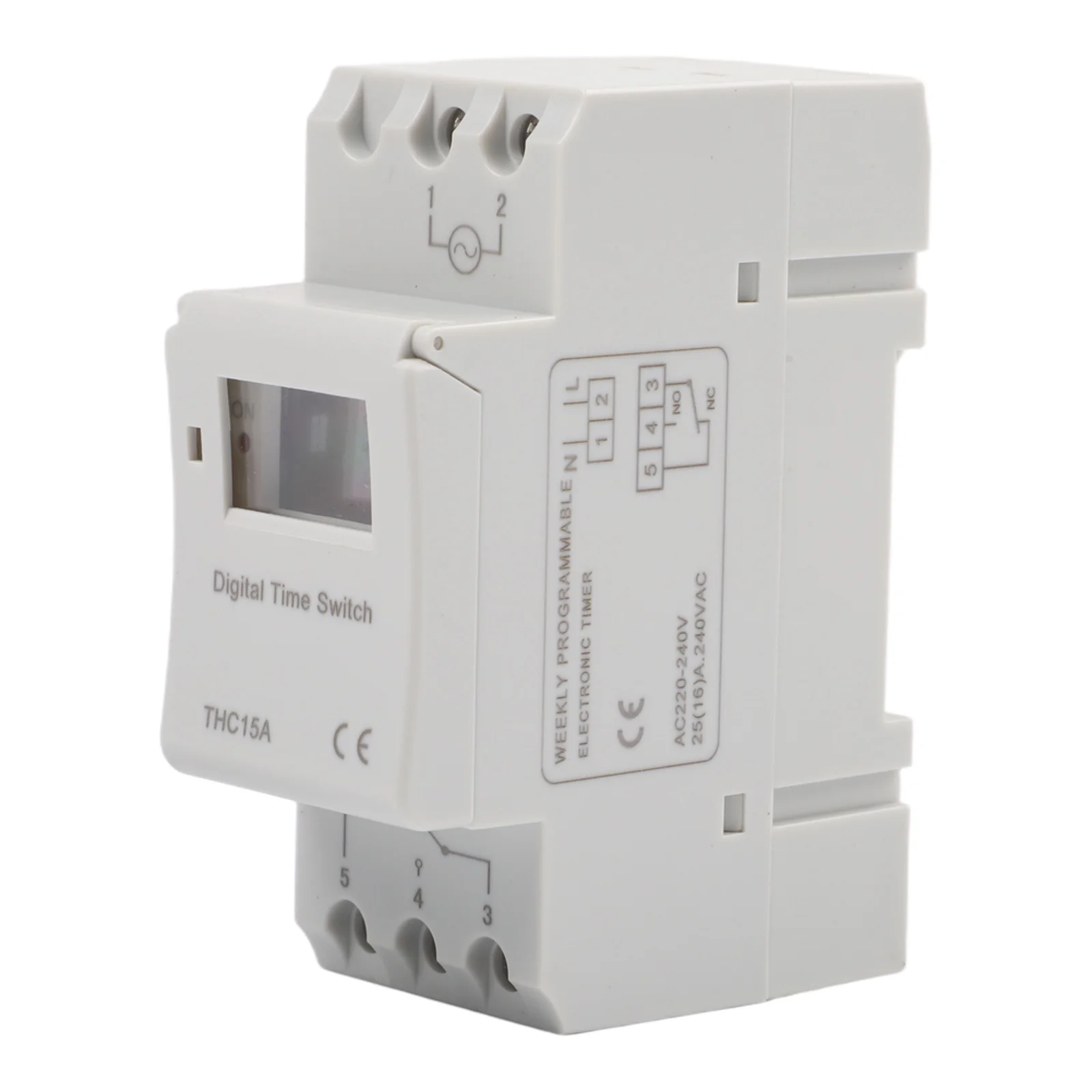 AHC15A Programmable Timer Switch 16 Schedule Automatic Cycle Time Controller For Weekly Electrical Device Control Relay