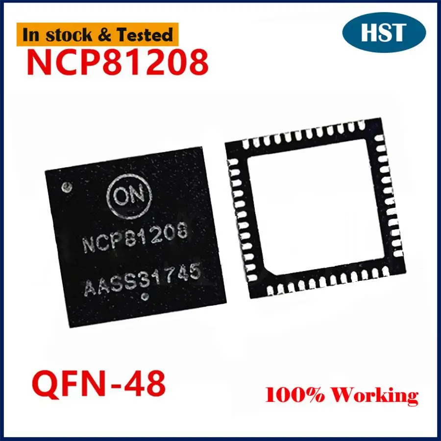 5 teile/los original neuer pcp81208 ncp81208 ncp81208mntxg qfn ic chip