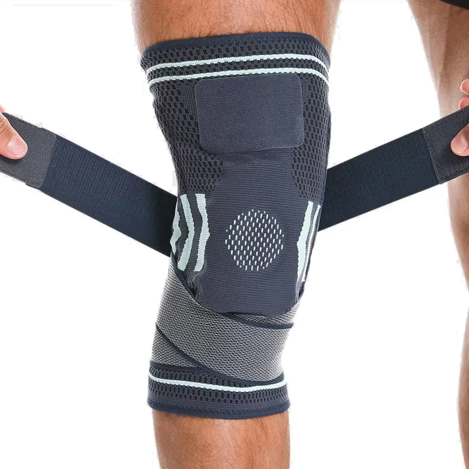 AOLIKES 1PCS Knee Brace Support Straps Knee Compression Sleeves for Men & Women Meniscus Tear Arthritis Sports Joint Pain Relief