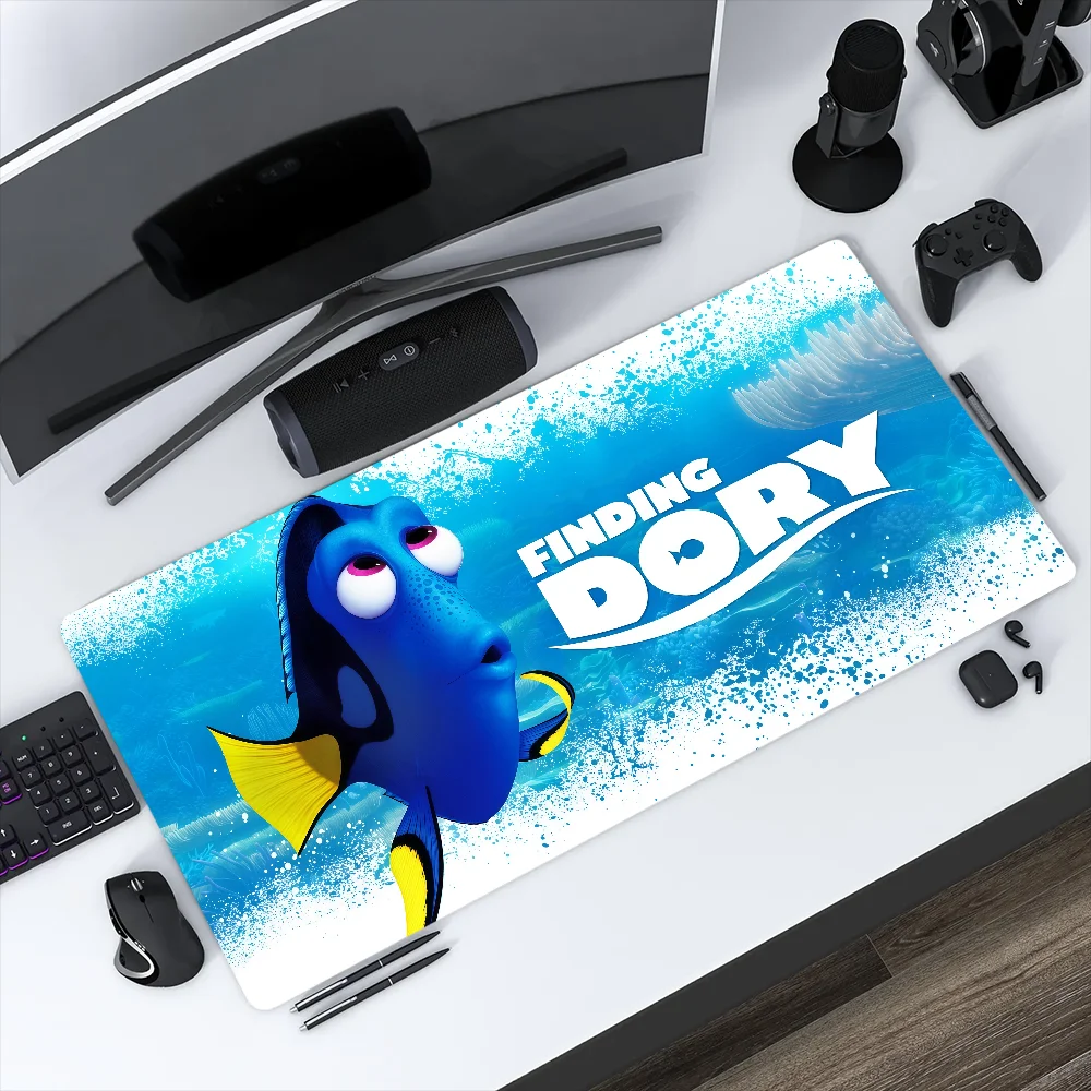 

Коврик для мыши Mouse Dory F-Finding Pad, нескользящий, с мультяшным рисунком рыбы, с защитой от скольжения, для офиса, учебы, игр, утолщенный, большой, для письма, подушка-подложка