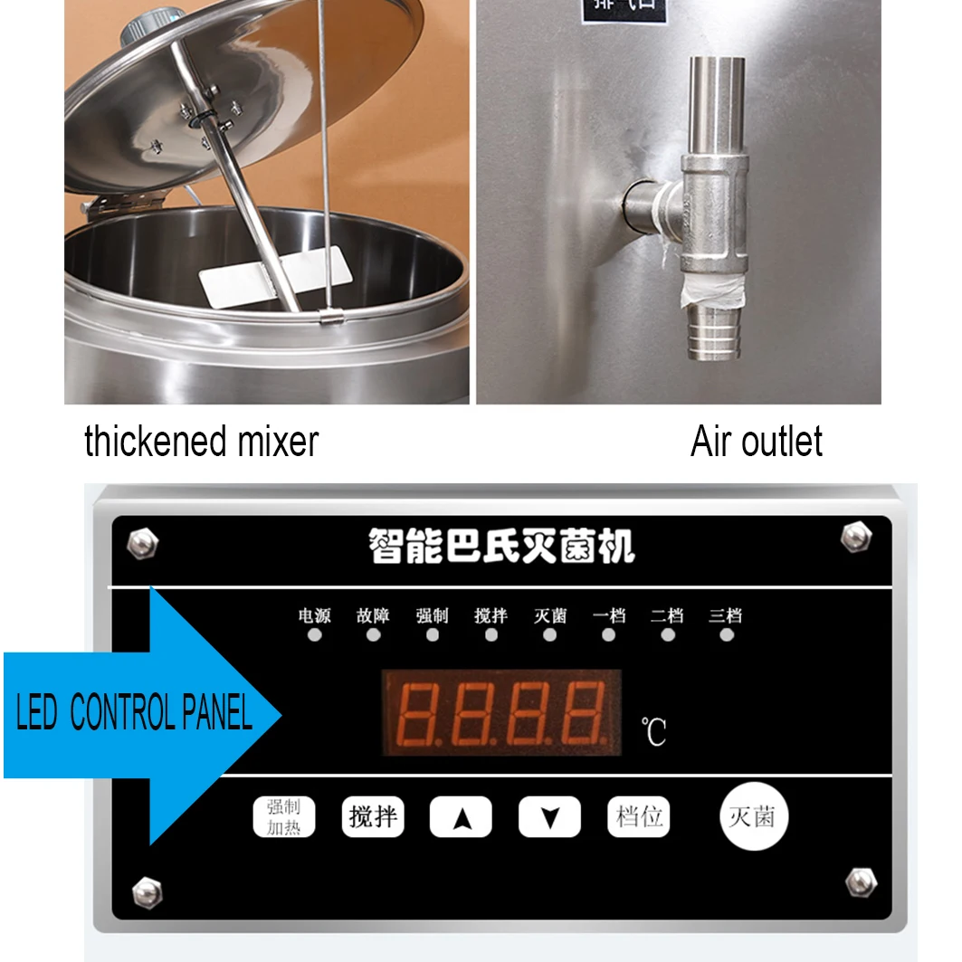 Commercial Small 1000 Kg 500 Kg/H 50L Flash Milk Pasteurizer Fruit Juice Pasteurization Machine