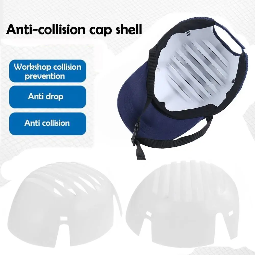 Anti-collision Baseball Hat Insert Safety Breathable White Bump Cap Insert PE Protective Lining Cap Shell