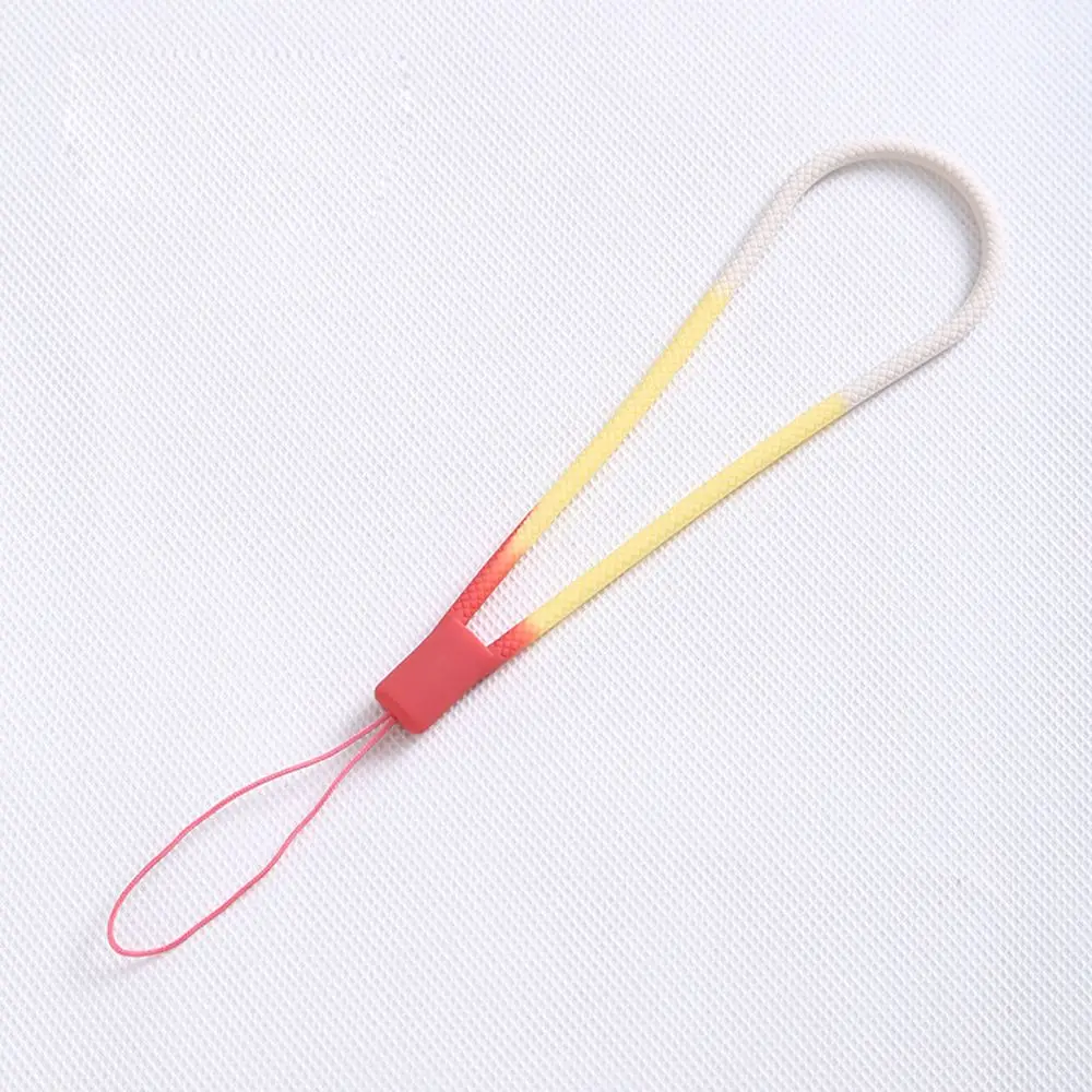 

Lanyard Short Rope Key Straps Anti Lost Phone Strap Watercolor Woven Pattern Wrist Hand Strap Phone Hanging Rope