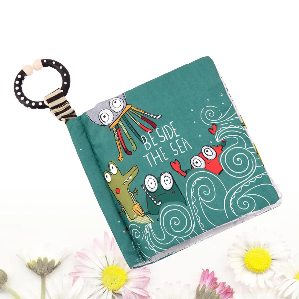 3D サウンド布ブック赤ちゃん幼児早期教育明るい漫画生地キッズギフトモンテッソーリスタイル