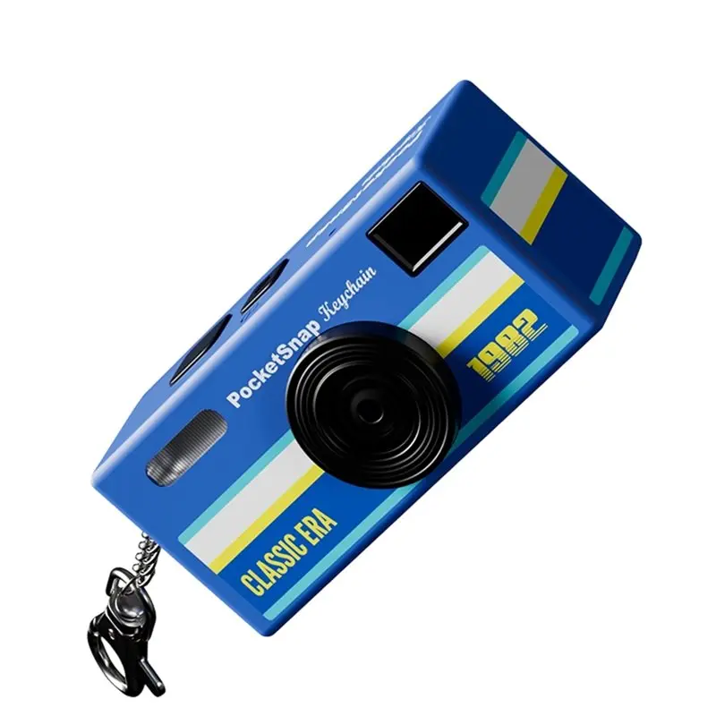 

ABKI-Mini Action Camera Thumb Keychain Retro Backpack Pendant Portable Support Camcorder 1080P Video Recorder Memory Card