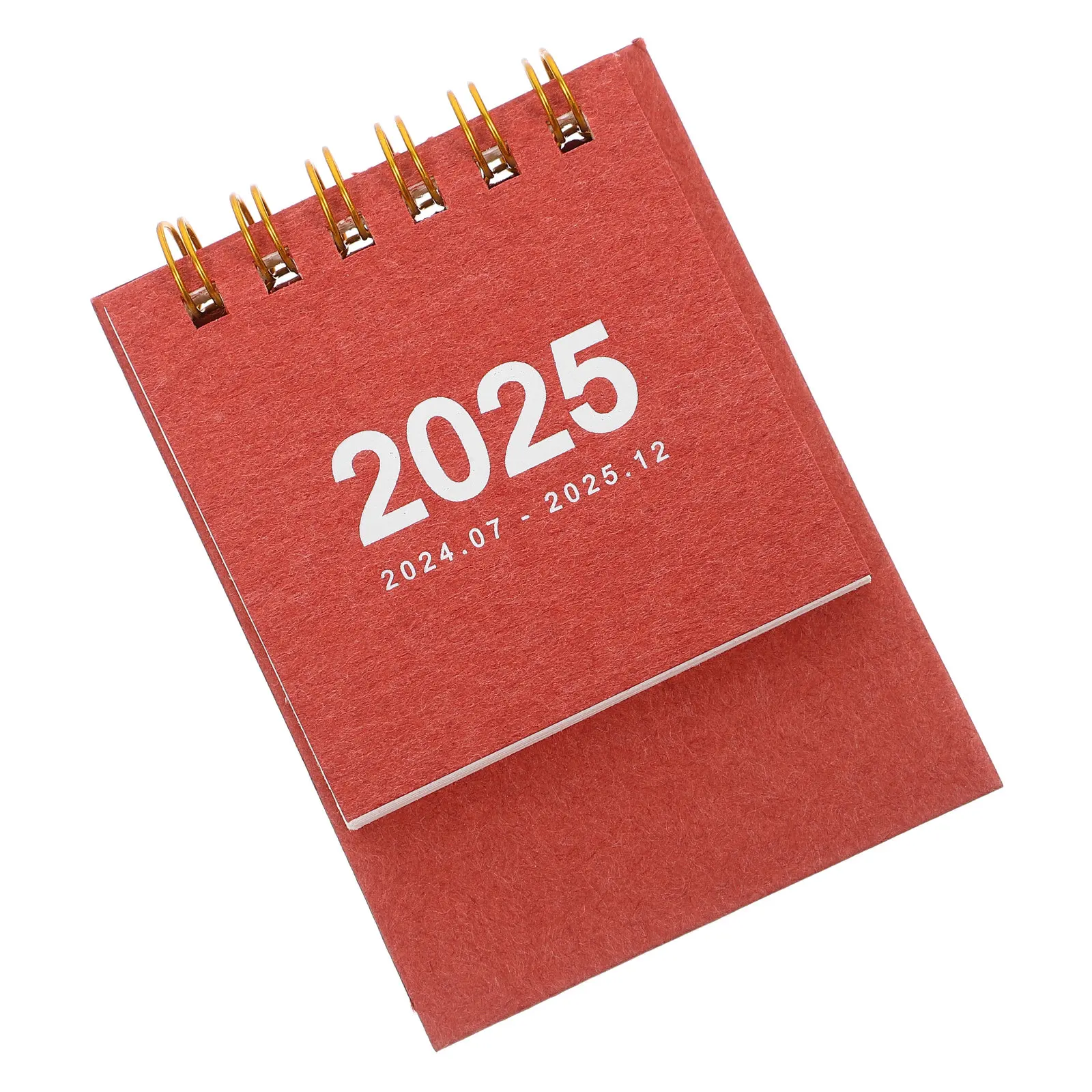 

Small Desk Daily Use Calendar Calendars Home Decoration Standing Red Decorative Desktop Aesthetic