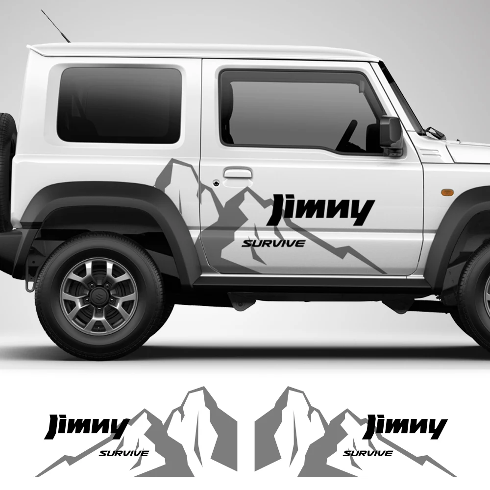 Jimny Evolution: Come Scegliere e Applicare i Deccali Laterali per la Tua Suzuki Jimny JB43/JB74