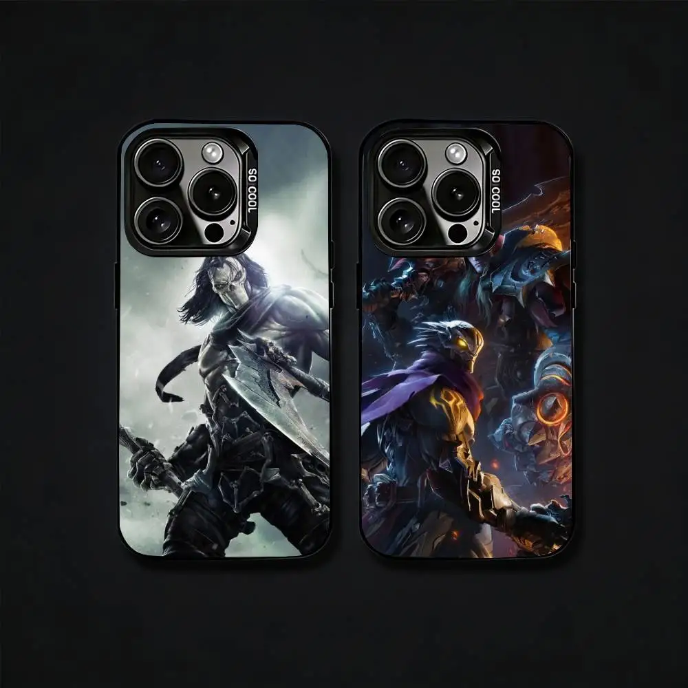 

Game D-Darksiders Phone Case For iPhone17, 16,15,14,13,12 Pro Max Black Candy Matte Shockproof Cover