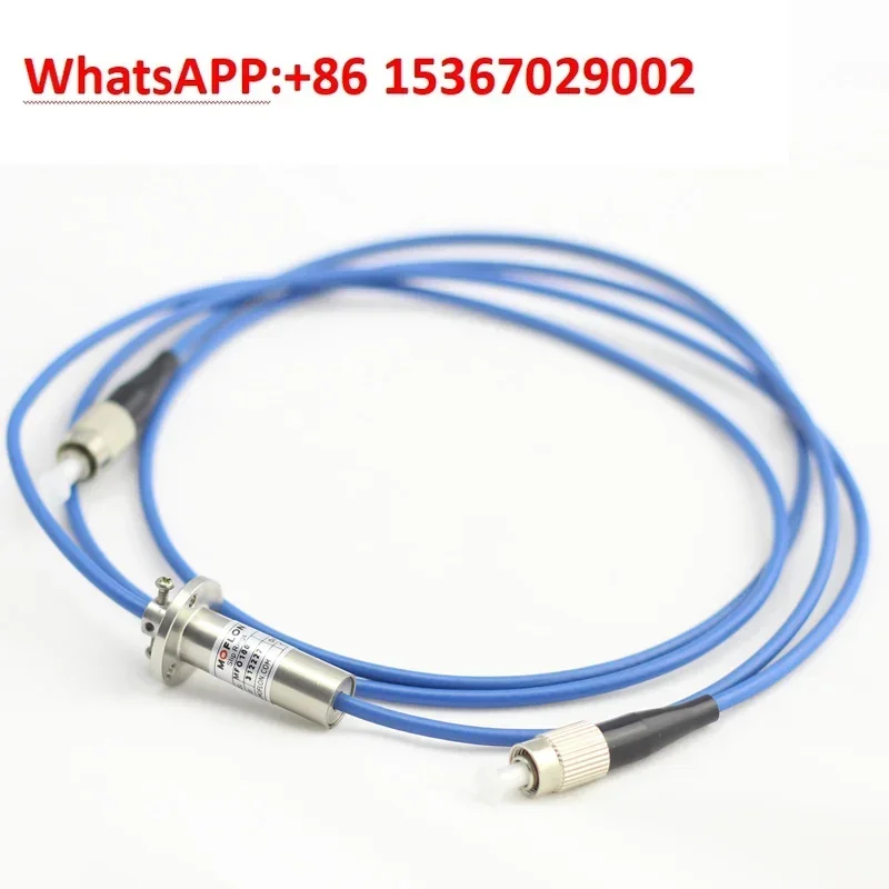 1-way fiber optic slip ring, fiber optic rotary joint, photoelectric slip ring, single mode, multi-mode optional