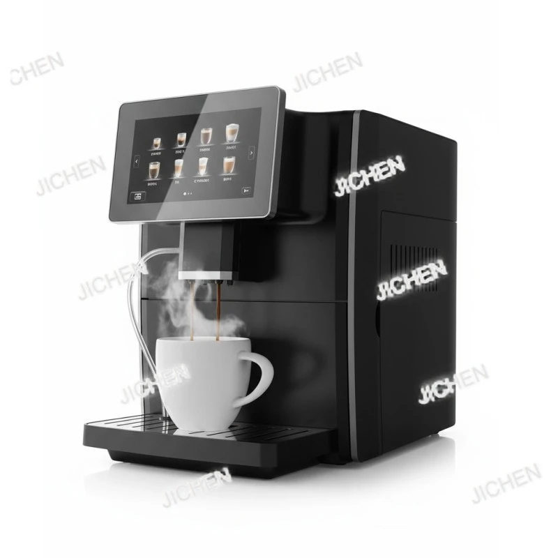 

Smart household Italian stainless steel grinding integrated commercial automatic cappuccino coffee machine with touch screen