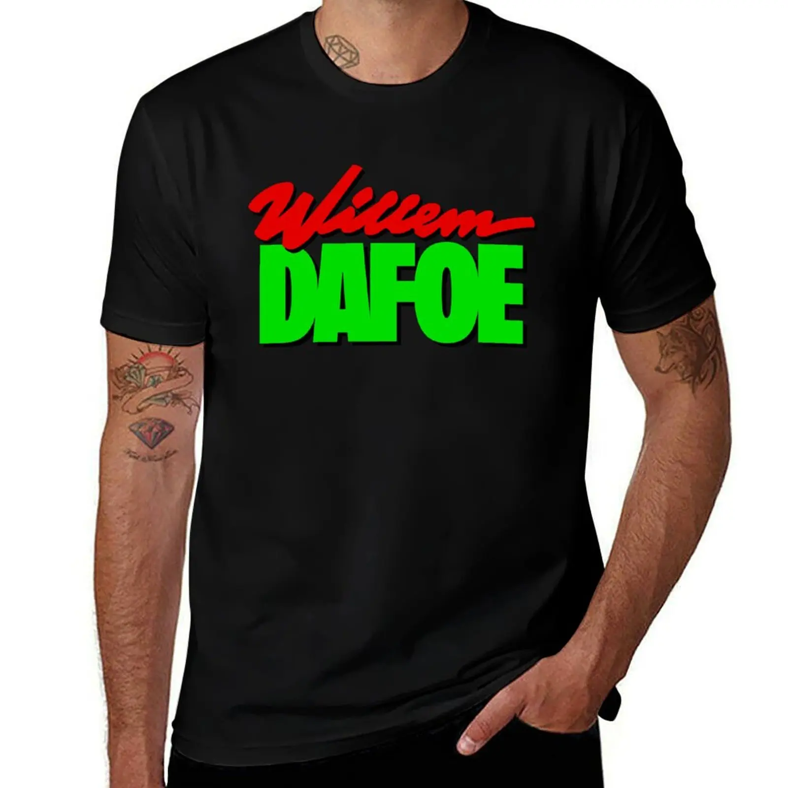 To Live and Die in L.A. Willem Dafoe Credit T-Shirt Basic Tee Shirt for Everyday Outfit T-Shirt