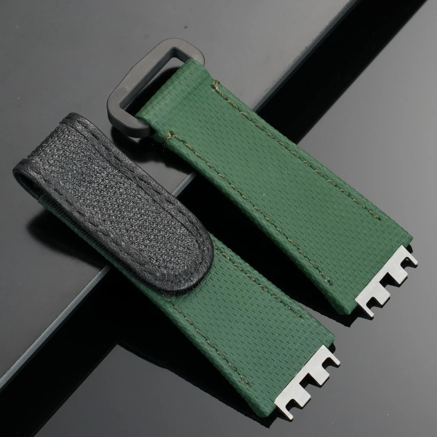 Customizable FKM Rubber Strap for Hublot Big Bang 411 441 614, DIY Color Watch Band for 645 Models, Unisex Replacement