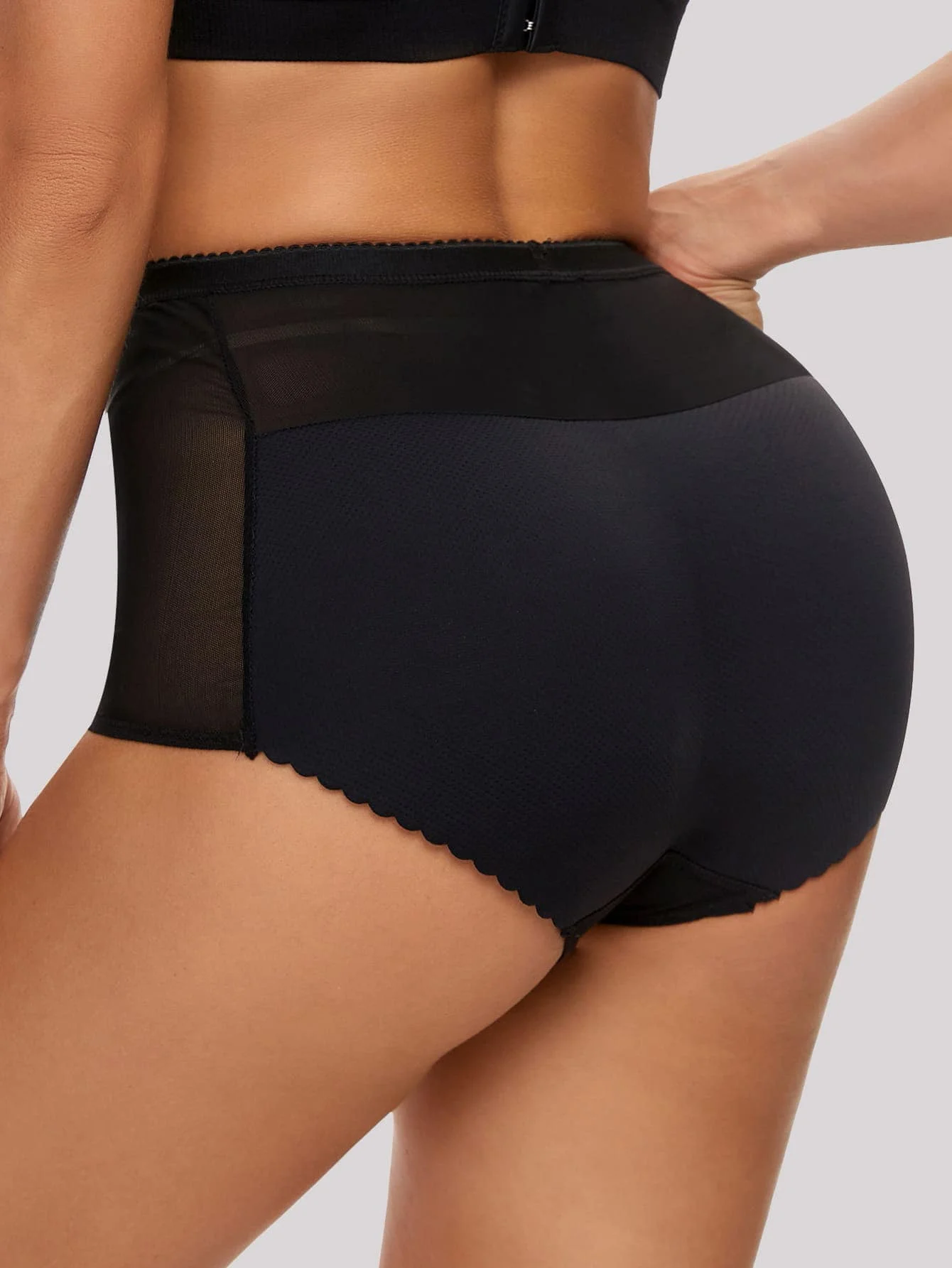 

Contrast Mesh High Waist Shapewear Panty For Women