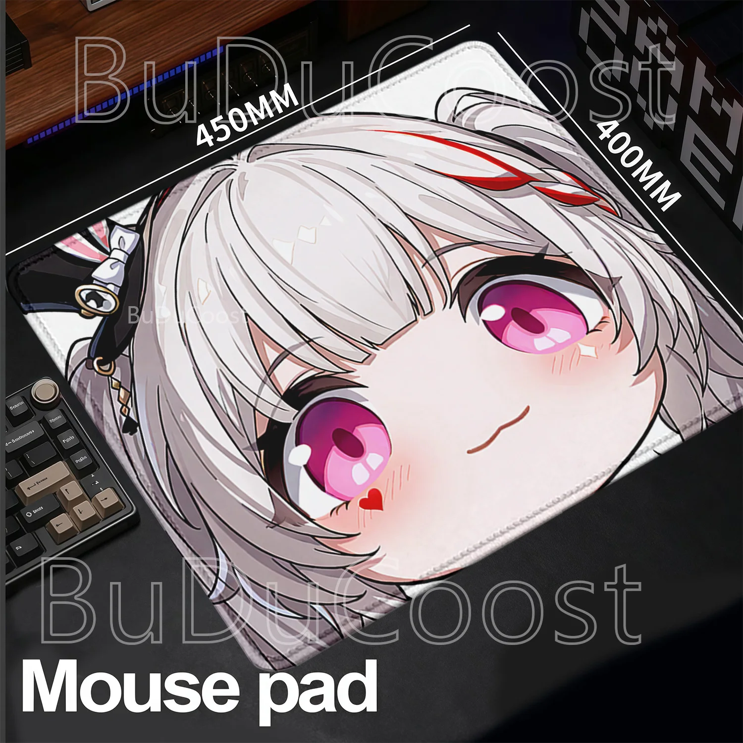 Honkai Star Rail HSR Goofy ahh big head Small Size Mouse Pad Rug HD printing Desk Mat Anime Cute girl Gaming Keyboard Mousepad