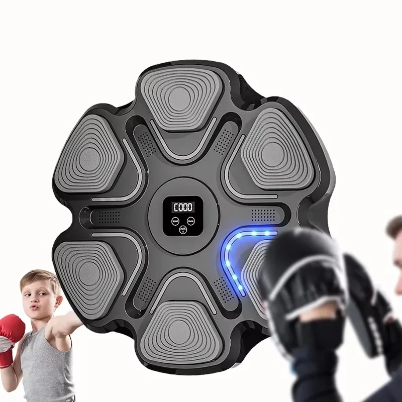 Intelligent wall-mounted punch target for children and adults with music and reaction functions