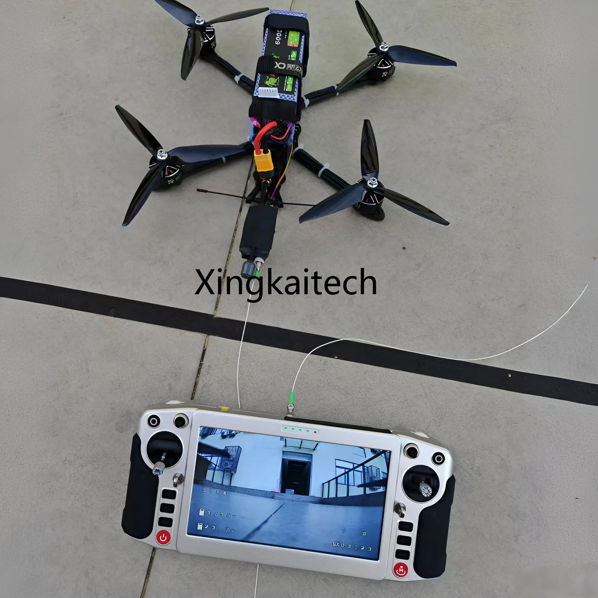 Customizable Lightweight Handheld Touchscreen Remote Control Accessory Custom Mold 40KM/80KM Transmission Supports