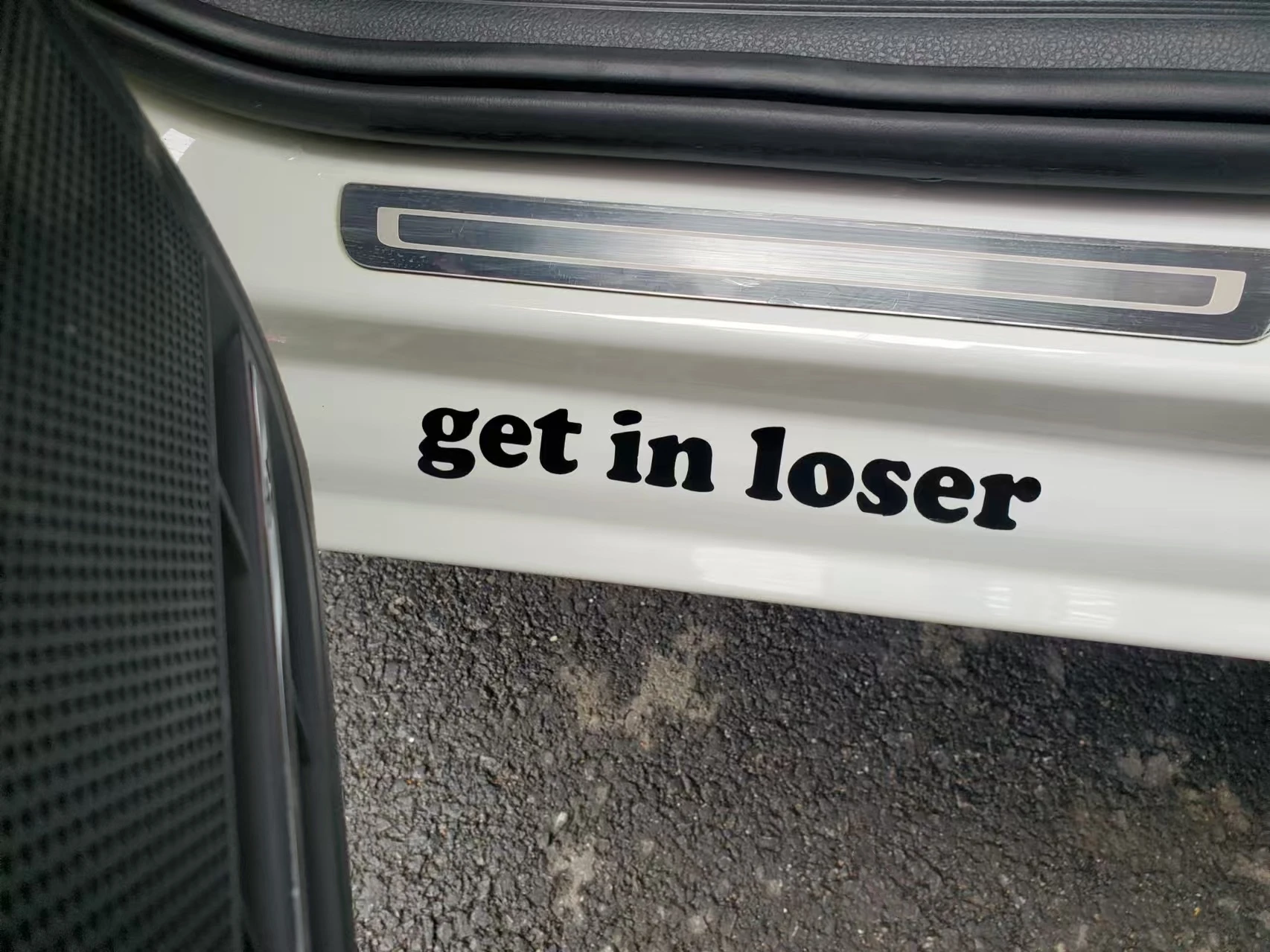 Get In Loser Decal / Bumper Sticker,Car Stickers