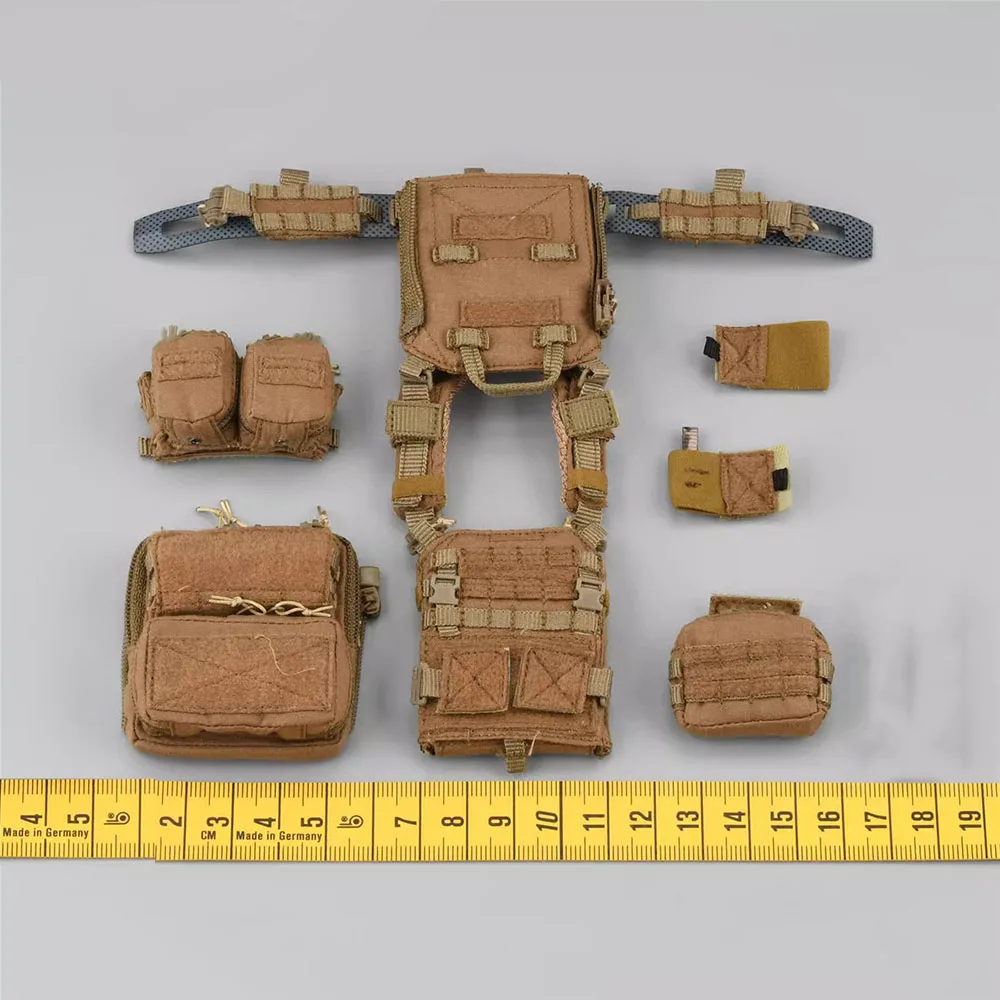 1/6 Easy&Simple ES HRT06 HRT TEAM LEADER Operation Tactical Toys Model Hang Chest Vest Waist Duty Belt Bags For 12