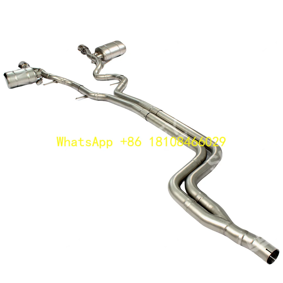 

Выхлопная система для Jaguar Xe 2.0t, водосточная труба с каталитической задней частью Cat с управлением клапаном, материал из нержавеющей стали с 4 наконечниками