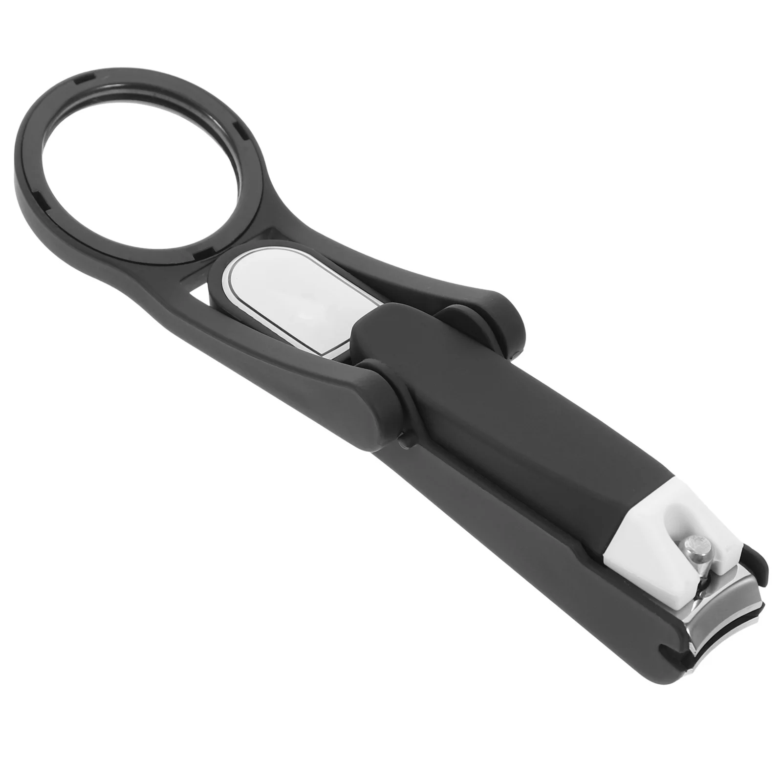 

Toe Clipper Magnifying Glass Long Handle Senior Portable Nail Cutter Rust Proof Durable Grip Comfortable Nail Grooming