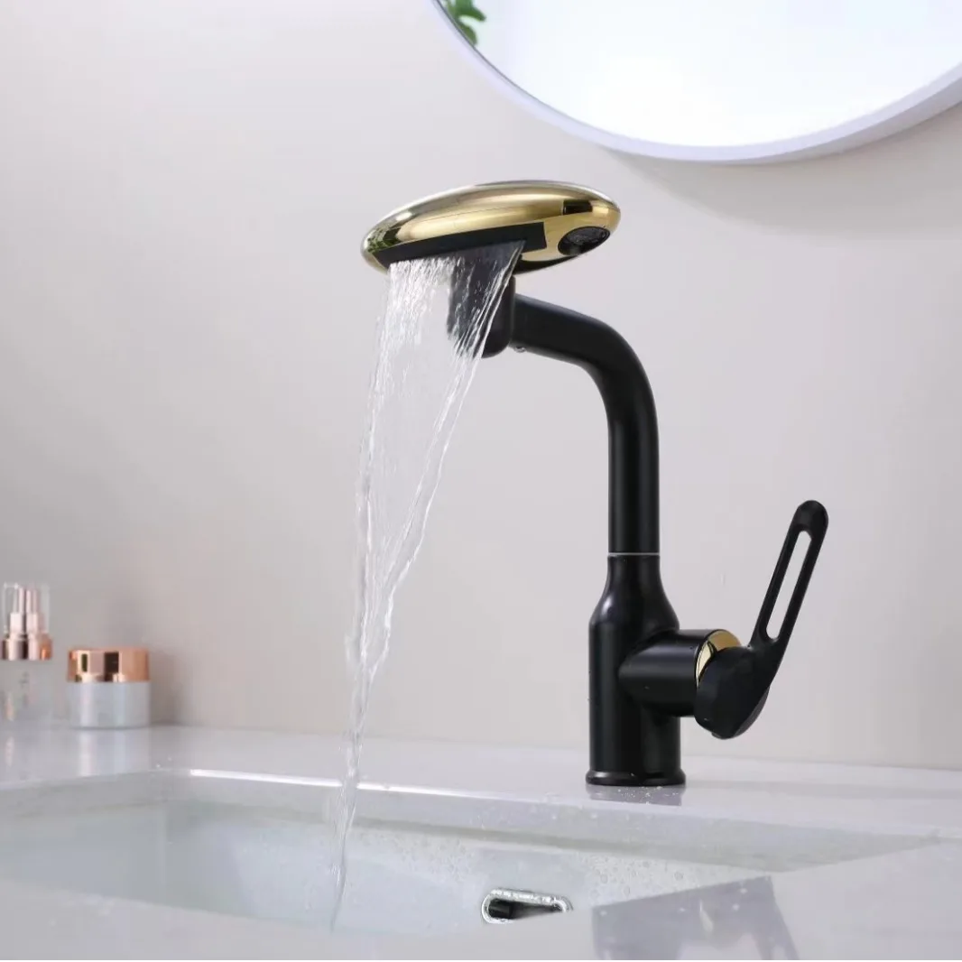 Feidie four function 720 degree rotating Feiyu Waterfall bathroom kitchen universal basin mouthwash faucet