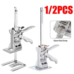 Labor Saving Arm Jack 12.4 Inch Hand Lifting Jack Tool Adjustable Height Furniture Lifter Slow/Fast Drop in 2 Speeds Mode