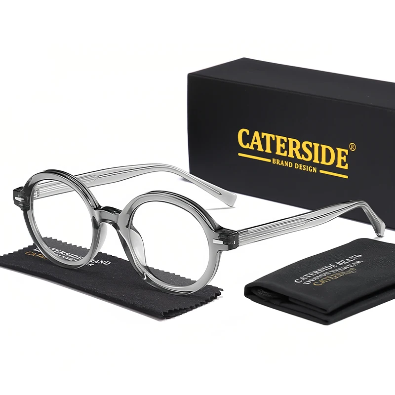 

Очки CATERSIDE: Новые модные оправы для мужчин, стильный брендовый дизайн, маленькие очки для женщин, декоративные очки с защитой от синего света