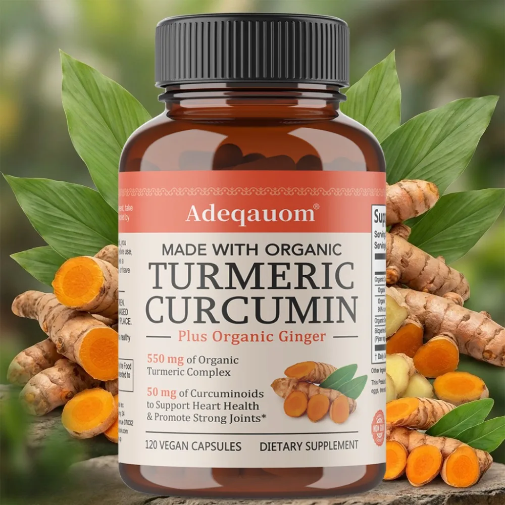 Turmeric Curcumin Capsules - Supports Joints, Digestion, Immune Health, and Relieves Joint Inflammation Supplement