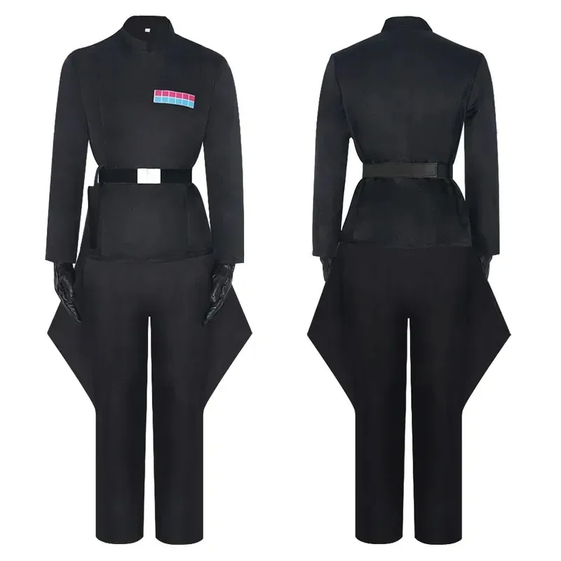 Movie Guerre Stellari Imperial Officer Cosplay Costume Tops Pants Cloak Accessories Full Set Officer Role Play Uniform Halloween
