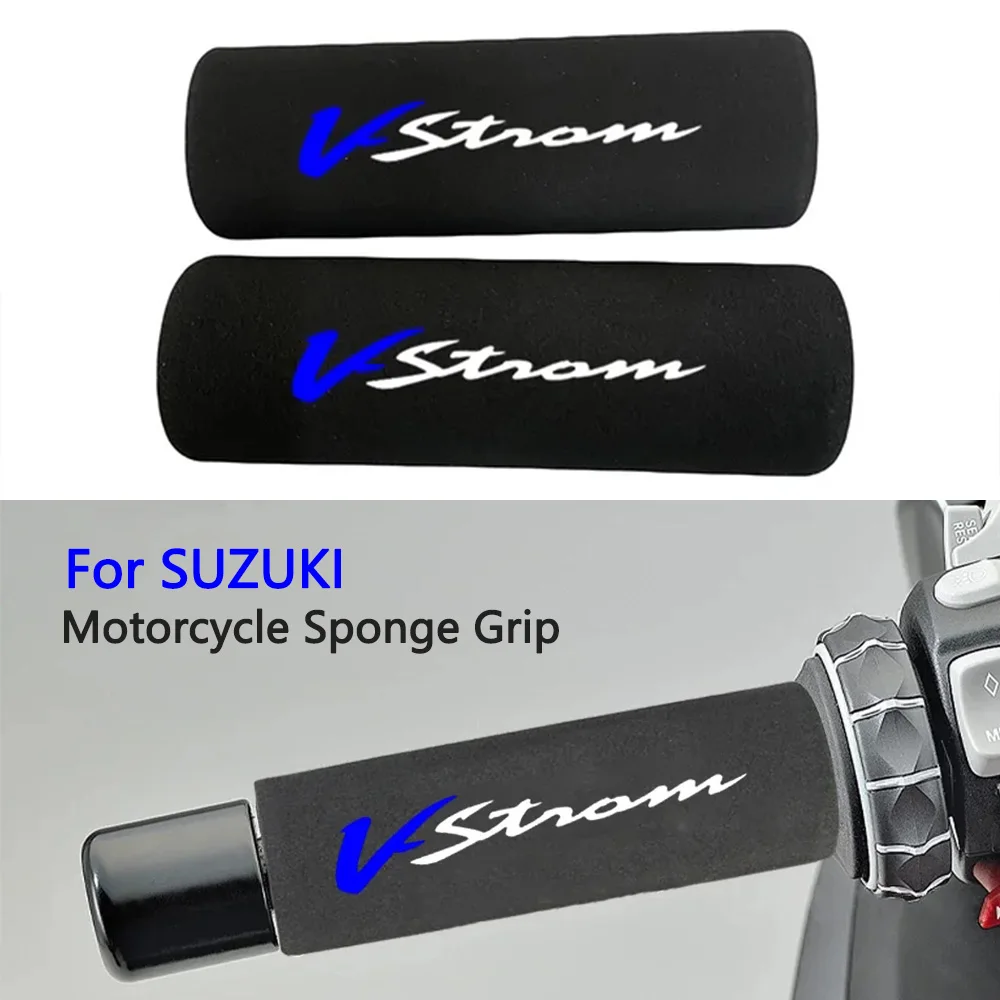 

For Suzuki V-strom 650 1000 250 V-strom DL250 DL1000 DL650 Shockproof Motorcycle Sponge Grip Non-slip Motorcycle Grip Cover