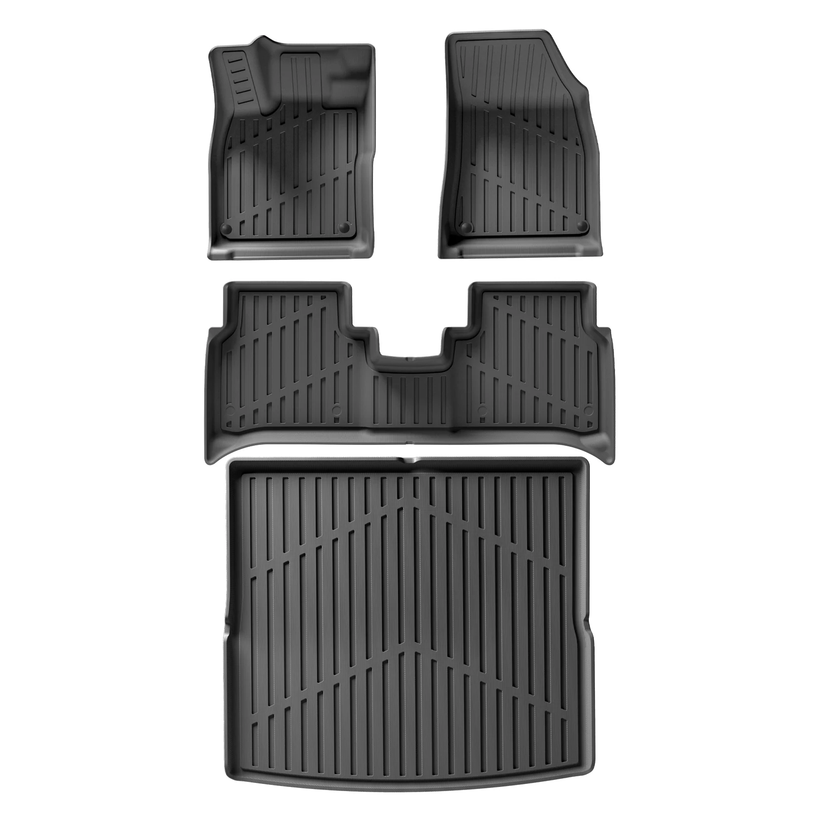 Car Floor Mats Cargo Liner Trunk Pad for Audi Q4 e-tron All-Weather 3D TPE Accessiories Left Rudder