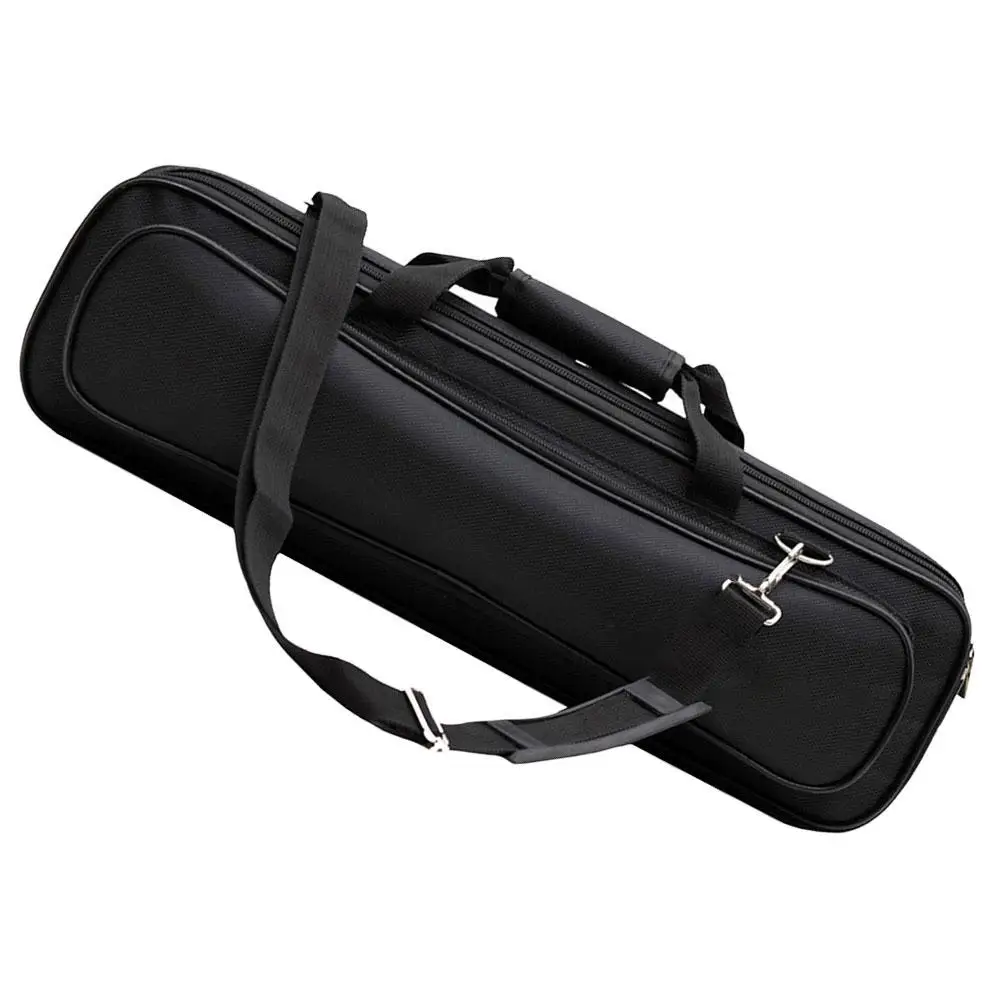 

Flute Bag 16 17 Hole Flute Storage Case Oxford Cloth Padded Shoulder Hand Carry Musical Instrument Container Portable
