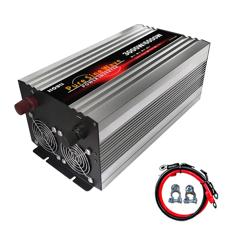 houli inverter Frequency Inversora Power Inverter 6000 watt 12V 220V 60000W Pure Sine  6000W Generator