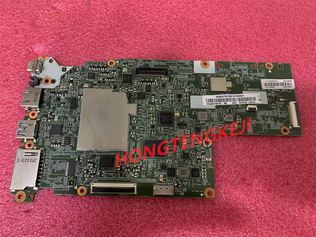 Used Genuine FOR Lenovo 300e Chromebook 2nd Gen motherboard MT8173C UMA 4G/32G 5B20T95190 BM5688 Tested Fast Shipping