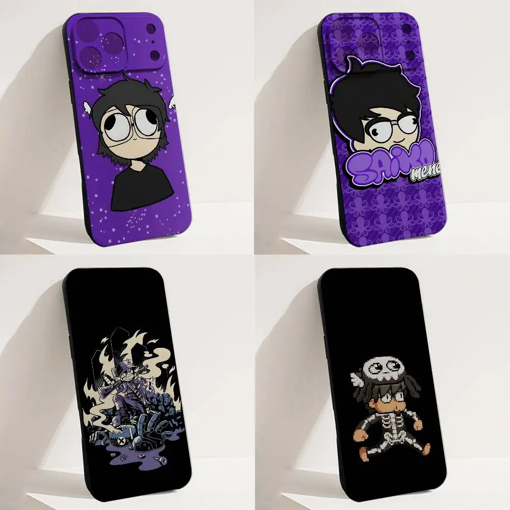 

Gamer S-Saiko Phone Case For iPhone 17,16,15,14,13,12,11,X,XS,8,7,Pro,Max,Plus,E,SE4,Air,Mini Black Funda Shell