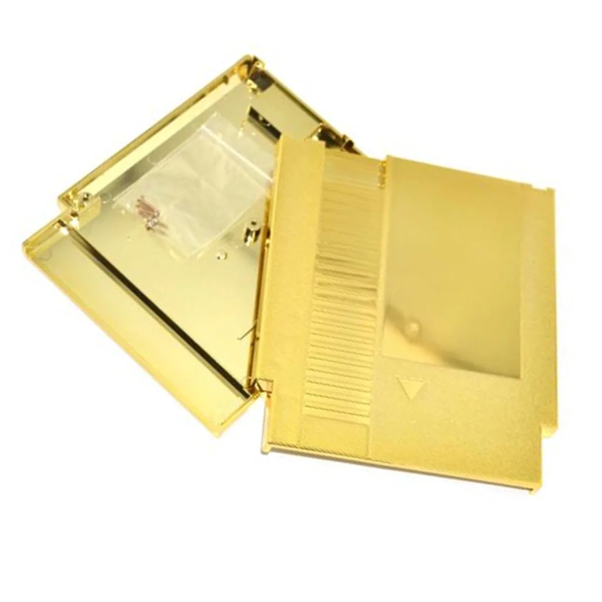 

LLXA Gold-Plated 72 Pin Game Card Shell for NES Cover Plastic Case for NES Game Cartridge Replacement Shell