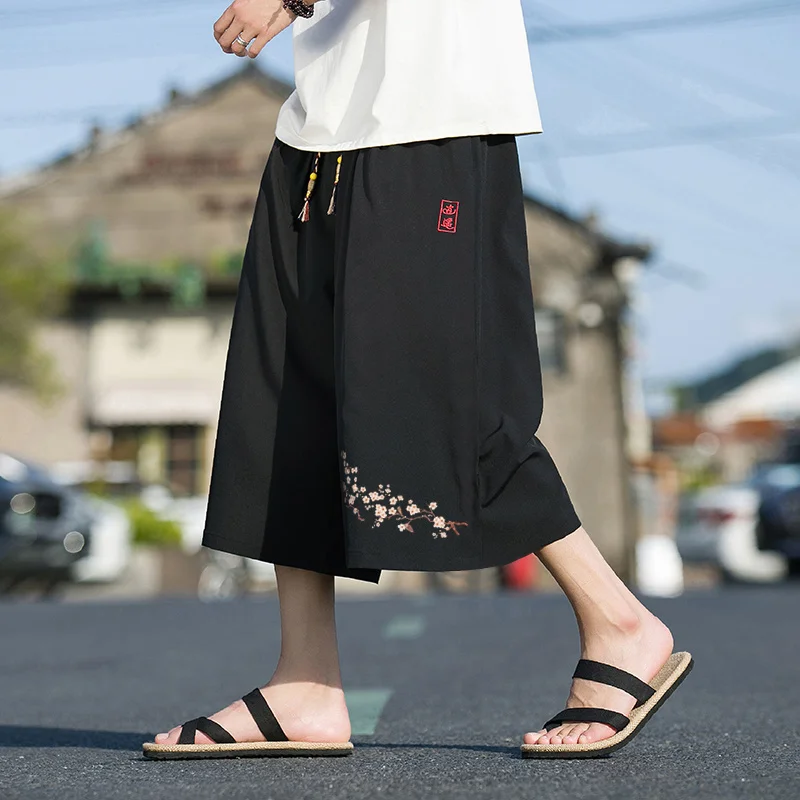 Men's New Summer Shorts Casual Wide Loose Men's Sports Latest Model Balloon Pants Plus Size