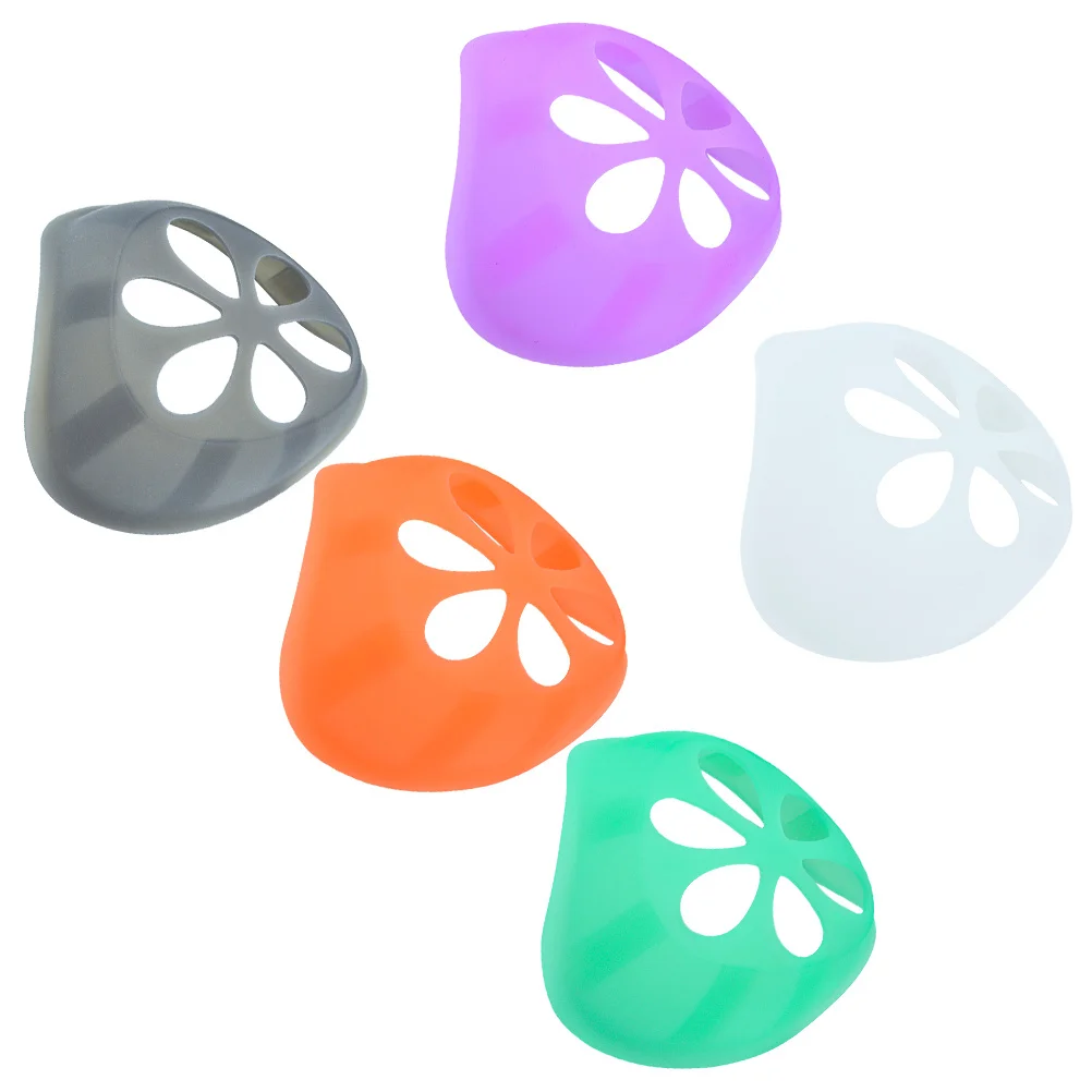 5pcs Silicone Bracket Reusable Support More Breathing Space Avoid Nose Mouth Pressure Mask Inside Pad Mask Stand