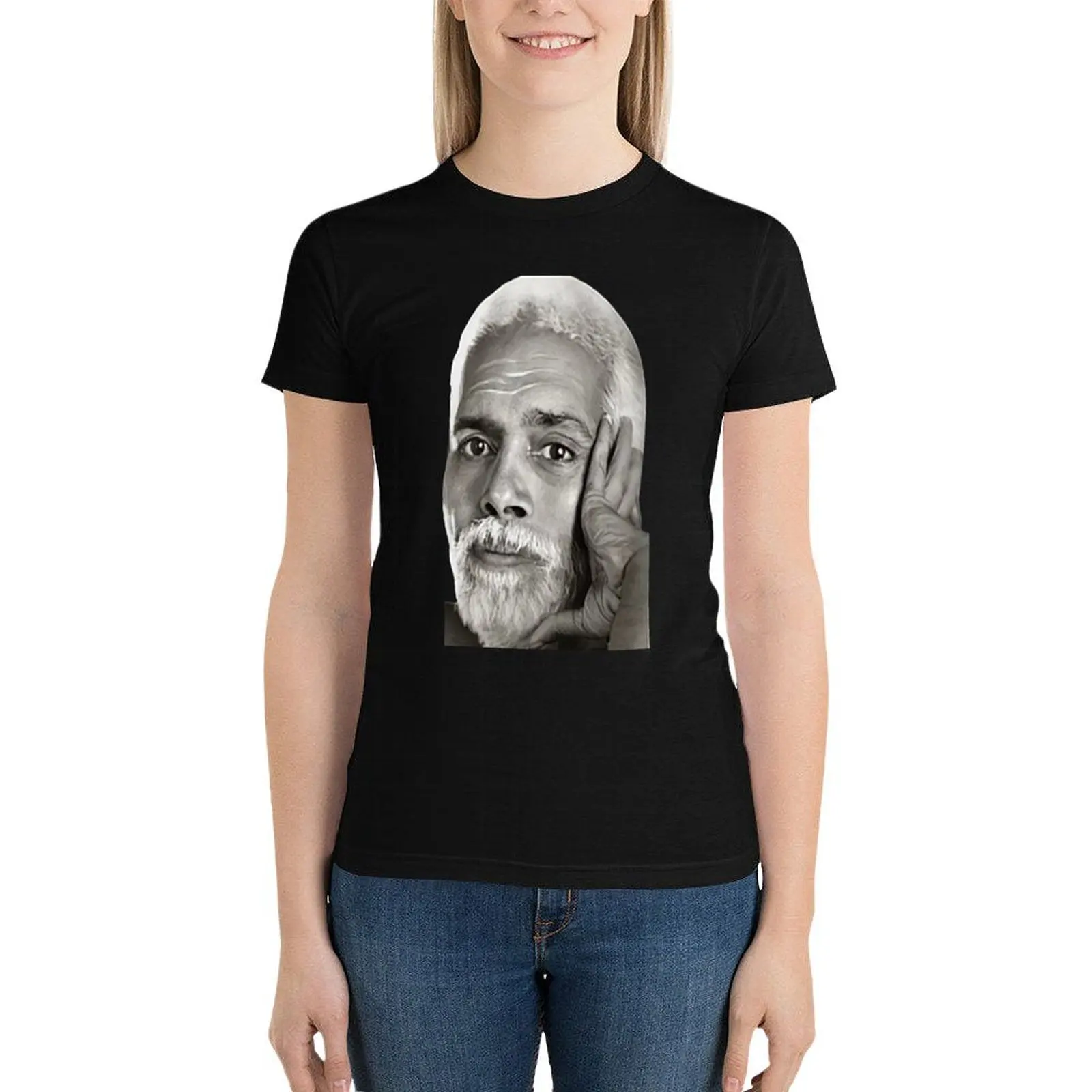 

Bhagavan Ramana Maharshi T-Shirt tops cute tops Women t-shirts