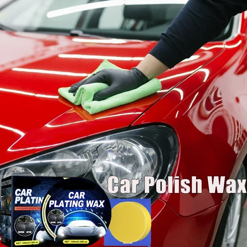 Car Polish Wax car wax polish cream Crystal Plating Ceramic Paint Protection Hydrophobic Waterless Wax Waterproof Film Coating