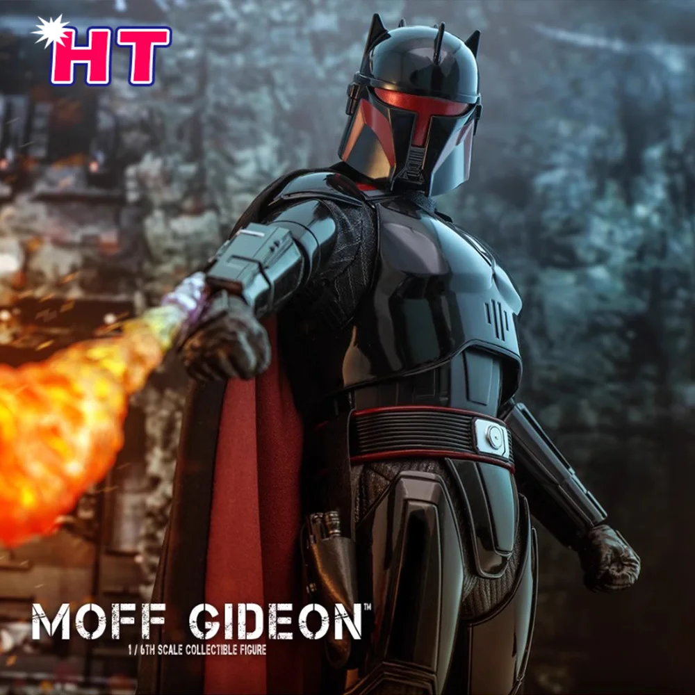 In Stock Hot Toys TMS107 1/6 Star Wars Male Soldier Mandalorian Moff Gideon Full Set Model 12 Inch Action Figure Art Collection