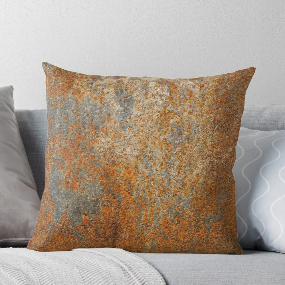 

Rust Rusty Texture Throw Pillow Custom Cushion christmas pillowcases ornamental pillows