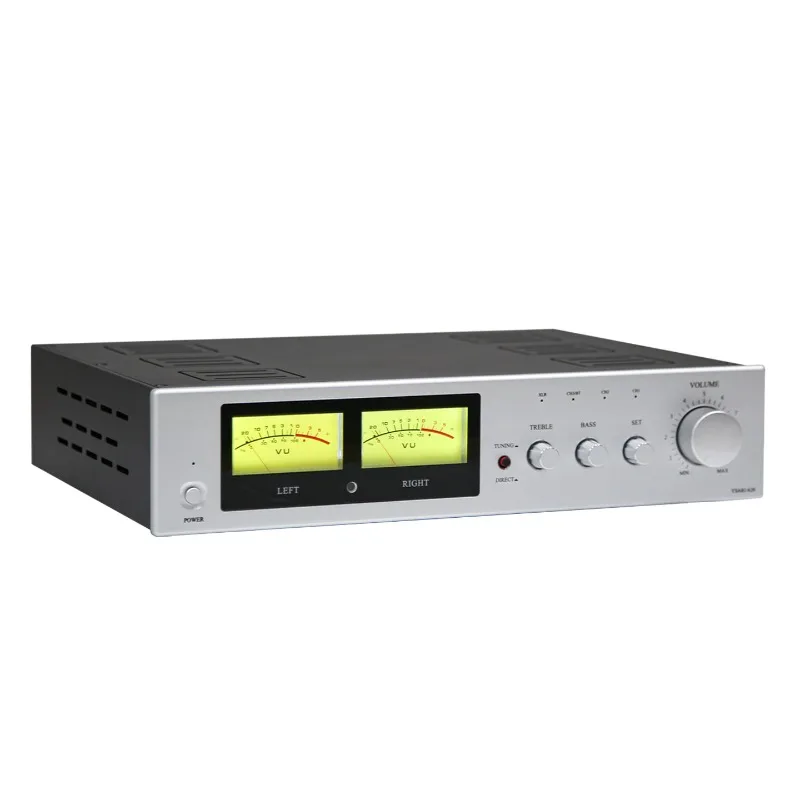 A20 fever HiFi power amplifier, FET bile flavor double meter head, high and low tones, combined with high power household